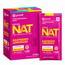 PRUVIT Keto OS NAT Raspberry Lemonade Charged 20 Pack New  picture