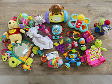 Fisher-Price Pooh Infant Baby Toy Lot of 25 pc Rattles Teethers Lovey Tummy Time picture