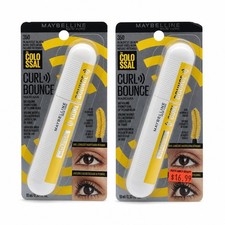 MAYBELLINE Volum' Express Colossal Curl Bounce Mascara Blackest Black 350 2 pk picture