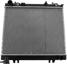 TRQ Radiator Assembly Aluminum Core 1 Row V6 V8 Dakota Mitsubishi CU2883 MI30102 picture
