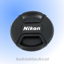 Front Lens Cap Snap-on Cover 52mm/55mm/58mm/62mm/67mm/72mm/77mm for Nikon Camera picture
