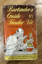 Vintage 1948 Trader Vic Bartender's Guide Hardcover Cocktail Book Ray Sullivan  picture