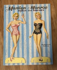 1953 Marilyn Monroe Paper Dolls & Dresses Saalfield 4308 Uncut Clothes RARE picture