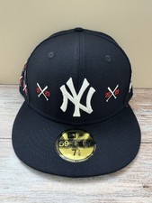 New Era 59FIFTY New York Yankees x Spike Lee MLB Fitted Cap Hat Black  7 7/8 picture