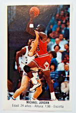 RARE 1987 Converse J. Merchante Spanish Stickers Michael Jordan #146 Bulls HOF picture