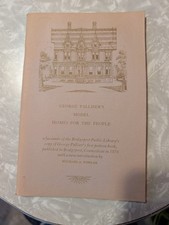 George Palliser’s Model Homes for the People 1978 Facsimile ALF HC Book picture