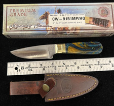 Michael Prater Golden Sapphirew Bowie Knife CW-9151MP/HG picture