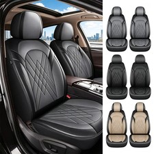 AIZDLBB Car Seat Cover PU Leather For Ford Escape 2001-2026 Cushion (2/5 Seats) picture