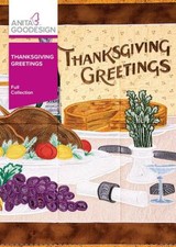 Thanksgiving Greetings Anita Goodesign Embroidery Machine Design CD NEW picture