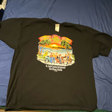 Gildan Ultra Cotton Heavyweight 2XL Black National Bikers Roundup 2006 T-Shirt picture