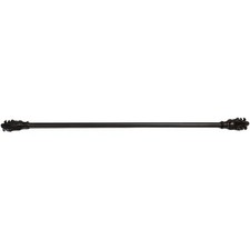 Adjustable Antique Black Tapestry Rod Wrought Iron Wall Hanging Rod 28-48in picture