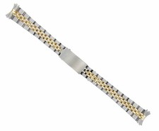 13MM 14K GOLD TWO TONE JUBILEE WATCH BAND FOR ROLEX DATEJUST 69160 69163 69173 picture