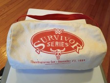 ULTRA RARE ( WWF ) SURVIVOR SERIES/ PROMOTIONAL CANVAS BAG/ 1994/ SEE PHOTOS picture
