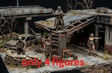 1/35 Scale Resin Figure Survivors of The Apocalypse 4set Unpainted Model Kit Toy picture