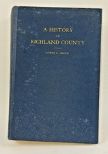 Richland County, SC History Green 1932 1st Ed  Fold-Out Map Many Names + Index picture
