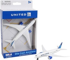 Daron Toy Airplane – United Airlines – Die-Cast Metal Model Airplane Toy with Pl picture