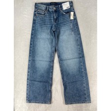 Aeropostale Jeans Juniors 00S Blue Baggy Wide Leg Lightweight Denim NEW $59.95 picture