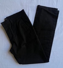 RARE Saint Laurent Paris Black Designer Pants Size 32 Italy Luxury 2013 Vintange picture