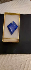 Diamond-Shaped (Lapis Lazuli)   Freeformed  Cabochon  (11.68 gr) in Display Box picture