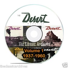 Desert Magazine, 1937-1960, Volume 1, Back Issues, Treasure Hunting CD DVD B57 picture