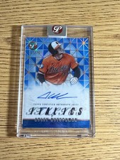 2025 Topps Pristine Italics Adley Rutschman Auto /75 #I-AR Blue Refractor  picture