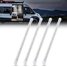 4PCS 12V RV Interior LED Light Bar 48 LEDs Light Strip 12