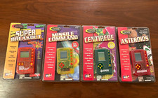 MGA Classic Arcade Handheld Electronic Games Lot 4 1999 Breakout Centipede picture