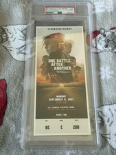 PSA Authentic One Battle After Another World Premiere Ticket, BEST PICTURE OSCAR picture