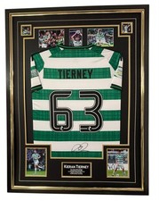 CELTIC LEGEND Kieran Tierney Signed Shirt Autographed Jersey Display ** picture