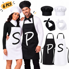 6PCS Halloween Couples Costume Set Ketchup Mustard Salt Pepper Party Cosplay Fun picture
