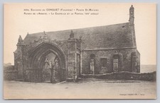 Vintage 1907-1915 Conquet Pointe St-Mathieu Abbey Ruins Postcard picture