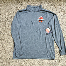 New Era Cleveland Browns NFL Gray 1/4 Zip Men's XL Football Jacket Licensed picture