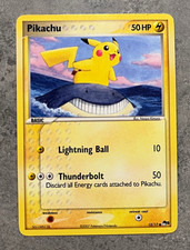 Pikachu 12/17 POP Series 5 Promo Regular 50 HP Lightning English 2007 picture