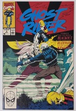 B2G2 FREE Ghost Rider #3 1990 (NM-) Comic Book Blackout Deathwatch Kingpin picture
