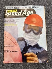 Vintage The New Speed Age Magazine October 1956 picture