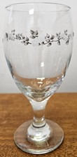 Pfaltzgraff Heirloom 7-Piece Water/Wine Goblet Glasses Hand-Painted VTG picture