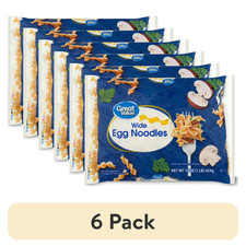 Great Value (6 Pack) Wide Egg noodles | 16 oz per Pack, quick-Cook... picture