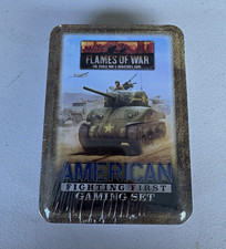 Flames of War TD053 American Fighting First Gaming Set Dice Tokens NEW Sealed picture