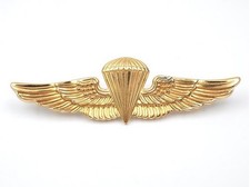 Original 1970s USMC Navy Paratrooper Jump Wings Hollow-Back picture