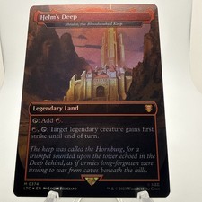 Helm's Deep - Shinka, the Bloodsoaked Keep (Borderless) 0374 Foil - LOTR picture