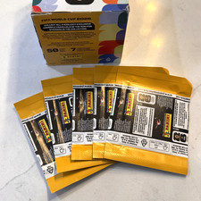 5 x Gold Sticker Pack 2026 Online Exclusive Panini FIFA World Cup Gold Crumple picture
