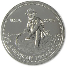 2025 Engelhard American Prospector 1 oz .999 Silver Round SKU:OPC229 picture