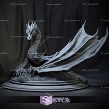 Smaug Dragon Resin Sculpture Statue Model Kit  LOTR  Unpainted/Unassembled picture