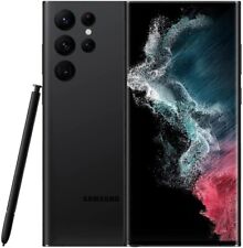 Factory Unlocked Samsung Galaxy S22 Ultra 5G 128GB Phantom Black - Pristine picture