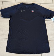 Nike NFL Player Issue Men's Large On-Field White Dri-FIT Short Sleeve Shirt NWT picture