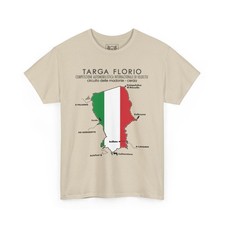 Targa Florio Race Track T-Shirt - Sicily Racing Tee - Italian Sports Car Gift picture