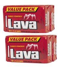 Lava Heavy-Duty Hand Cleaner Bar Soap, 5.75 oz Double Twin Pack (4 Bars Total) picture