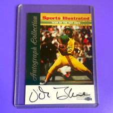 Fleer 1999 Sports Illustrated Year of the Hot Ones Vida Blue Auto A-58 picture