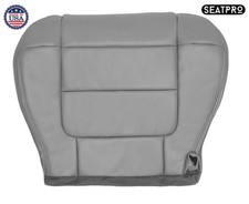 2001 2002 Ford F150 Lariat Crew Cab Passenger Bottom Leather Seat Cover Gray picture