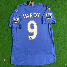 Vardy 9 2016 2017 Leicester city Home Jersey Mens Size XL Football Soccer picture